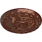 Ekena Millwork Amelia Ceiling Medallion (Fits Canopies up to 4 1/8"), Hand-Painted Copper Penny, 15 3/4"OD x 5/8"P CM16AMCPS - alternate 4